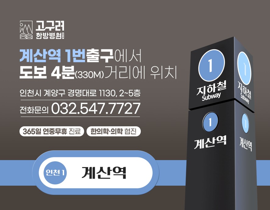 고구려한방병원 근처 지하철역과 거리 및 병원 위치, 전화번호 안내