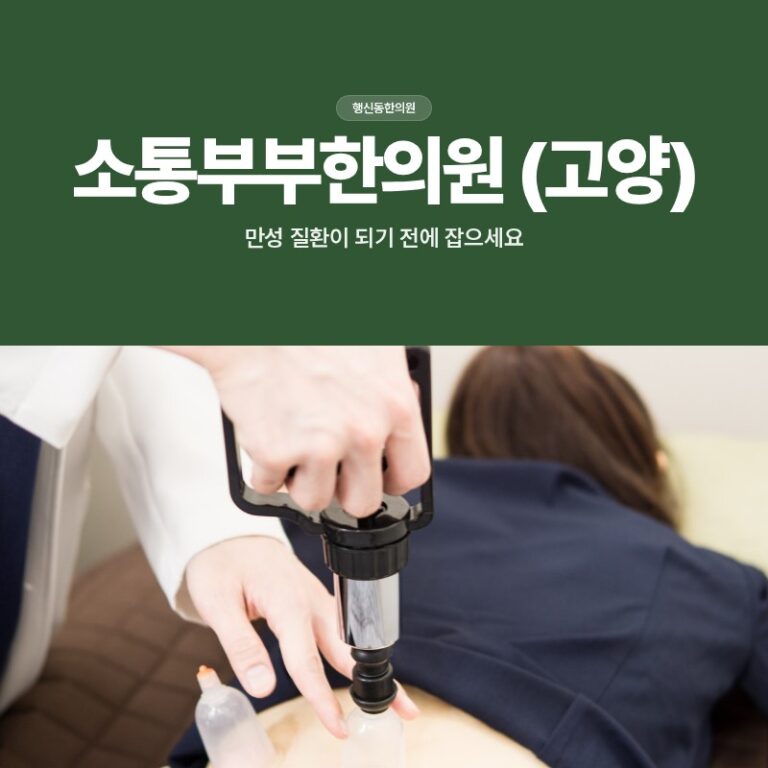 행신동한의원 교통사고 통증 골든타임, 만성 질환이 되기 전에 잡으세요